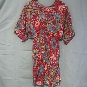 Vibrant Kimono inspired Sundress